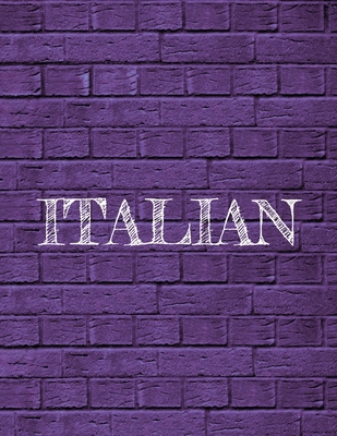1 Subject Notebook - Italian: Simple Composition Notebook For Easy Organization And Note Taking - 120 College Ruled Pages With Numbers And Table Of Contents For Fast Navigation - 8.5 x 11 - Color Coded Purple School Notebook For Learning Foreign Languages - Color Coded Notebooks