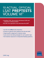 10 Actual, Official LSAT Preptests Volume VI: (preptests 72-81)