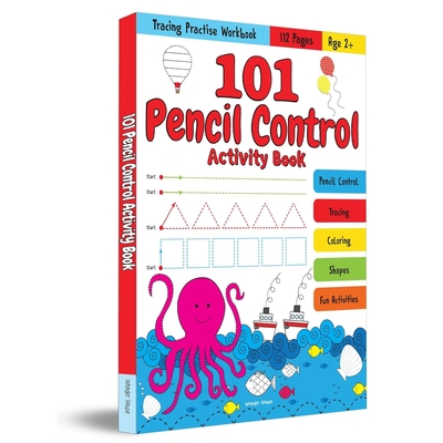 101 Pencil Control Activity Book: Tracing Practise Book - Wonder House Books