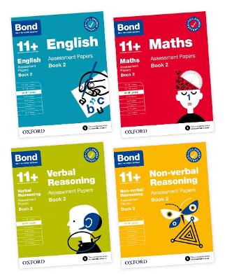 11+: Bond 11+ English, Maths, Non-verbal Reasoning, Verbal Reasoning Assessment Papers: Ready for the 2024 exam: Book 2 10-11+ Years Bundle - Bond 11+, and Lindsay, Sarah