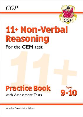 11+ CEM Non-Verbal Reasoning Practice Book & Assessment Tests - Ages 9-10 (with Online Edition) - CGP Books (Editor)