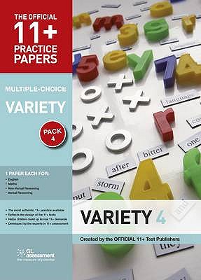 11+ Practice Papers, Variety Pack 4, Multiple Choice - Gl Assessment