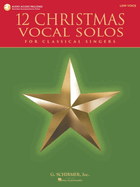 12 Christmas Vocal Solos - Low Voice (Book/Online Media)