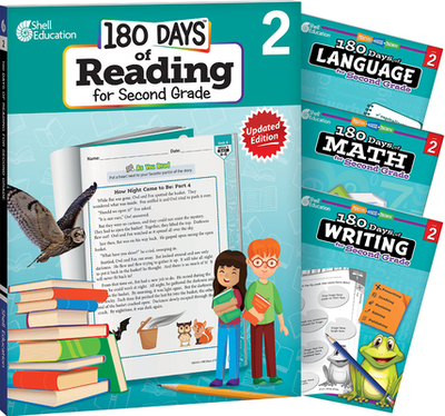 180 Days(tm) Reading, Math, Writing, & Language for Grade 2: 4-Book Set: Practice, Assess, Diagnose - Multiple Authors, and Dugan, Christine, and Dixhorn, Brenda A