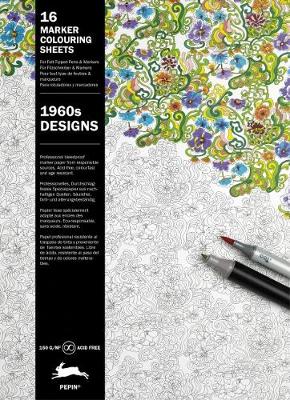 1960s Designs: Marker Colouring Sheets - Van Roojen, Pepin