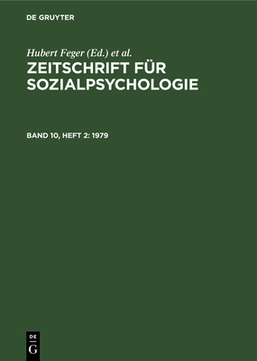 1979 - Feger, Hubert (Editor), and Graumann, C F (Editor), and Holzkamp, Klaus (Editor)