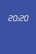 20: 20: 2020 Kalenderbuch A5 A5 Blau