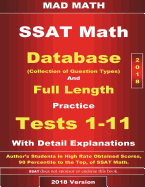 2018 SSAT Database and 11 Tests