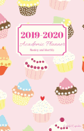 2019-2020 Academic Planner Weekly and Monthly Colorful Cupcakes
