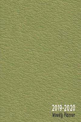 2019-2020 Weekly Planner: Plain & Simple Calendar Notebook - Dot, Red