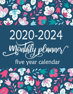 2020-2024 Five Year Monthly Planner: 5-Year Calendar Planner, 60 Months Calendar, Monthly Schedule Organizer Planner For To Do List Academic Schedule Agenda Logbook, Personal Appointment from January 2020 to December 2024 with Federal Holidays