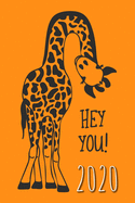 2020: Your personal organizer 2020 with cool pages of life - personal organizer 2020 - weekly and monthly calendar for 2020 in handy pocket size 6x9" with cool giraffe motif
