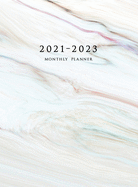 2021-2023 Monthly Planner: Large Three Year Planner with Marble Cover (Volume 1 Hardcover)