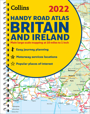 2022 Collins Handy Road Atlas Britain: A5 Spiral - Collins Maps