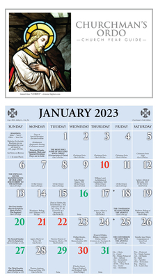 2023 Churchman's Ordo Kalendar: January 2023 Through December 2023 - Company, Ashby (Producer)