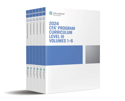 2024 CFA Program Curriculum Level III Box Set - CFA Institute