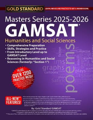 2025-2026 Masters Series GAMSAT Section 1 Preparation by Gold Standard GAMSAT - The Gold Standard Gamsat Team (Creator)
