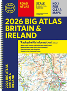 2026 Philip's Big Road Atlas of Britain & Ireland: (A3 Spiral Bound)