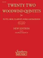 22 Woodwind Quintets - New Edition: Flute Part