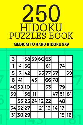 250 Hidoku Puzzle Book: Medium to Hard Hidoku 9x9 - Mindful Puzzle Books