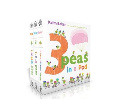 3 Peas in a Pod: Lmno Peas; 1-2-3 Peas; Little Green Peas - Baker, Keith (Illustrator)