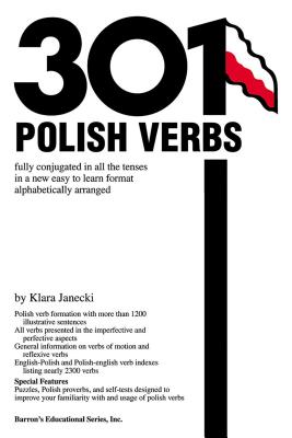 301 Polish Verbs - Janecki, Klara