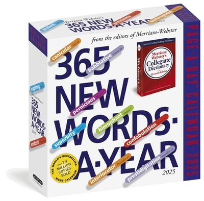 365 New Words-a-Year Page-a-Day Calendar 2025: From the Editors of Merriam-Webster - Merriam-Webster, Merriam-Webster/ Calendars, Workman