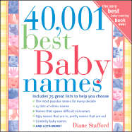 40,001 Best Baby Names - Stafford, Diane