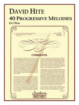 40 Progressive Melodies: Oboe - Barrett, Apollon Marie-Rose (Composer), and Hite, David