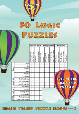 50 Logic Puzzles: Full of Fun Logic Grid Puzzles! - High, Suzanne