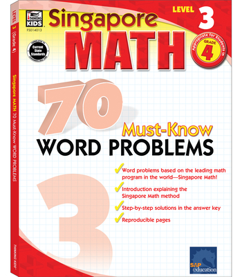 70 Must-Know Word Problems, Grade 4: Volume 2 - Singapore Asian Publishers (Compiled by), and Carson Dellosa Education (Compiled by)