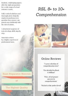 8+ to 10+ English Comprehension by RSL: Practice Papers with Detailed Answers & Explanations for 8 Plus, 10 Plus, KS1 & KS2 English Exams - Lomax, Robert