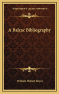 A Balzac Bibliography