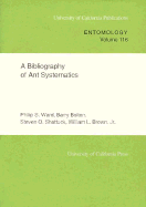 A Bibliography of Ant Systematics