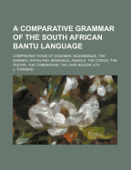 A Comparative Grammar of the South African Bantu Language: Comprising Those of Zanzibar, Mozambique, the Zambesi, Kafirland, Benguela, Angola, the Congo, the Ogowe, the Cameroons, the Lake Region, Etc - Torrend, J