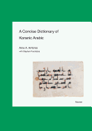A Concise Dictionary of Koranic Arabic