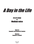 A Day in the Life-medium voice - Friedrich, Kenneth D