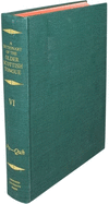 A Dictionary of the Older Scottish Tongue: Volume VI: Po-Quh: From the Twelfth Century to the End of the Seventeenth