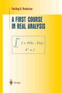 A First Course in Real Analysis