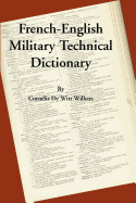 A French-English Military Technical Dictionary