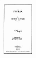 A Grammar of the English Language Set - Curme, George O