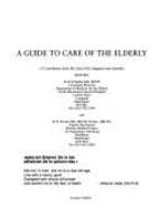 A Guide to the Care of the Elderly - Shukla, R.B. (Editor), and Brooks, D. (Editor)