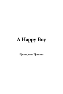 A Happy Boy - Bjornson, Bjornstjerne