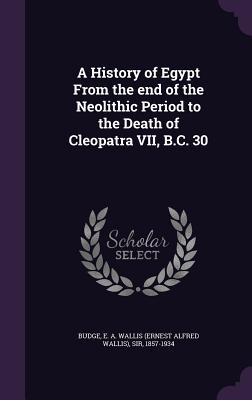 A History of Egypt From the end of the Neolithic Period to the Death of Cleopatra VII, B.C. 30 - Budge, E A Wallis, Professor