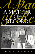 A Matter of Record