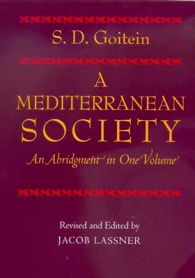A Mediterranean Society, an Abridgment in One Volume - Goitein, S D, and Lassner, Jacob (Editor)