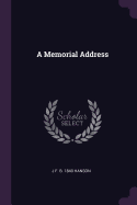 A Memorial Address