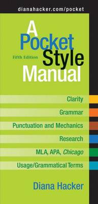 A Pocket Style Manual - Hacker, Diana, and Sommers, Nancy (Contributions by), and Jehn, Tom (Contributions by)
