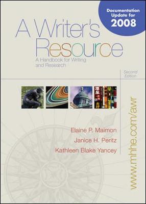 A Writer's Resource (Comb) Update with Catalyst 2.0 - Maimon, Elaine P, and Peritz, Janice, and Yancey, Kathleen