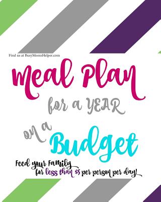 A YEAR of Budget Meal Plans - with Recipes!: Feed Your Family for Less! - Reeves, Danielle